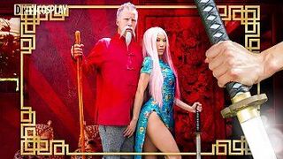 Грязный косплей - азиатская ученица Калина Рю жестко трахается с грязным мастером - порно видео