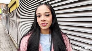 ПутаЛокура - колумбийская красавица Ката Доусун убедила на улице трахнуться с Торбе - порно видео